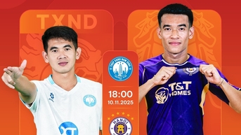 ការផ្សាយបន្តផ្ទាល់បាល់ទាត់ Nam Dinh vs Hanoi: Hoang Hen ប្រឈមមុខនឹងក្រុមចាស់របស់គាត់។