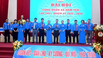 Đại hội Công đoàn xã Hàm Yên lần thứ I, nhiệm kỳ 2025–2030