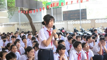 Trường THCS Võ Văn Ký tổ chức ngoại khóa tìm hiểu về an toàn trực tuyến