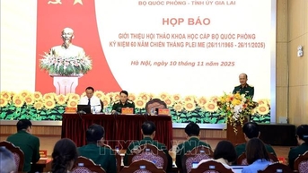 Sắp diễn ra hội thảo cấp Bộ Quốc phòng kỷ niệm 60 năm Chiến thắng Plei Me