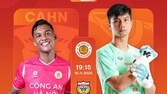 Trực tiếp bóng đá CAHN vs Hà Tĩnh: Áp sát ngôi đầu