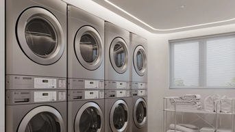 Giải pháp giặt sấy công nghiệp LG DD coin type cho thương mại và dịch vụ