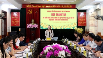 Thẩm tra dự thảo các nghị quyết trình kỳ họp chuyên đề lần thứ 4 HĐND tỉnh