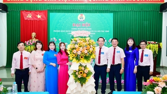 Đại hội Công đoàn bộ phận Phòng Giao dịch Ngân hàng Chính sách xã hội Trà Vinh lần thứ I