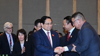 [Ảnh] Thủ tướng Phạm Minh Chính dự Diễn đàn Doanh nghiệp Việt Nam thường niên