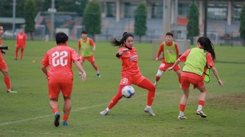 Đội tuyển nữ Việt Nam duy trì cường độ tập luyện ổn định, chuẩn bị cho SEA Games 33