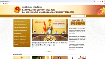 Chính thức ra mắt Trang thông tin điện tử phục vụ bầu cử