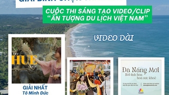 Công bố giải bình chọn tháng 10 Cuộc thi sáng tạo video/clip Ấn tượng Du lịch Việt Nam