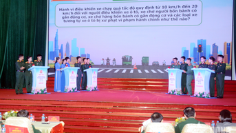 Tổ chức Hội thi "Thanh niên Quân đội với văn hóa giao thông" năm 2025