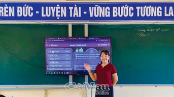 Cô giáo tiên phong đổi mới sáng tạo