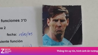 Giáo viên dùng biểu cảm của Messi để đánh giá học sinh