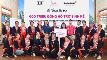 Trao nguồn vốn hỗ trợ sinh kế và tập huấn bình đẳng giới tại các xã Yên Thành, Thông Nguyên