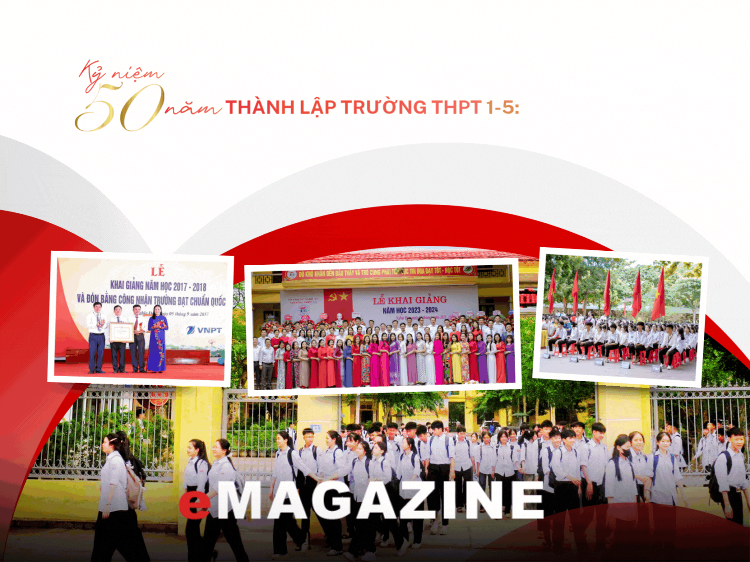 អបអរសាទរខួបលើកទី 50 នៃការបង្កើតវិទ្យាល័យ ថ្ងៃទី 1 ខែឧសភា៖ ពាក់កណ្តាលសតវត្សនៃការសាបព្រួសចំណេះដឹង និងការចិញ្ចឹមបីបាច់ប្រាថ្នា