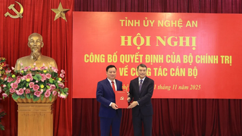 លោក Nguyen Khac Than កាន់តំណែងជាលេខាគណៈកម្មាធិការបក្សខេត្ត Nghe An