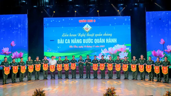 20 đoàn nghệ thuật tham gia Liên hoan Nghệ thuật quần chúng lực lượng vũ trang Quân khu 9