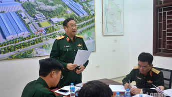 Thượng tướng Phạm Hoài Nam kiểm tra tiến độ dự án xây dựng Nhà máy Z127 mới