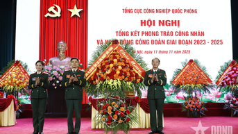 Tổng cục Công nghiệp Quốc phòng tổng kết Phong trào công nhân và hoạt động công đoàn