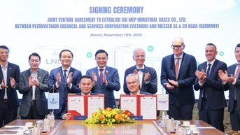 Petrovietnam ចាប់ដៃជាមួយក្រុមហ៊ុនឯកជនធំបំផុតរបស់ពិភពលោកដើម្បីវិនិយោគក្នុងគម្រោងឧស្ម័នឧស្សាហកម្មតម្លៃ 37 លានដុល្លារ