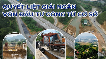 Quyết liệt giải ngân vốn đầu tư công từ cơ sở