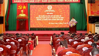Tập huấn chuyển đổi mô hình và phương pháp quản lý thuế cho hộ, cá nhân kinh doanh