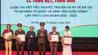 Tiểu thuyết Dương Bình Nguyên nhận giải nhất của Hội Nhà văn và Bộ Công an