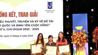 Gia Lai៖ អ្នកនិពន្ធ ៣ នាក់បានឈ្នះការប្រលងសរសេរលើប្រធានបទ "ដើម្បីសន្តិសុខជាតិ និងជីវិតសន្តិភាព"