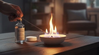 ការរលាកធ្ងន់ធ្ងរពីការពិសោធន៍ដោយខ្លួនឯងជាមួយនឹងការដុតជាតិអាល់កុលនៅផ្ទះ