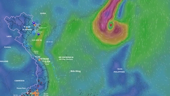 ព្យុះ​លេខ ១៤ ដែលមាន​កម្រិត​ទី ១១ បាន​ចុះខ្សោយ​ជា​បណ្តើរៗ ហៀបនឹង​ចាកចេញ​ពី​សមុទ្រ​ខាងកើត