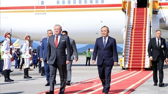 Quốc vương Jordan bắt đầu thăm chính thức Việt Nam