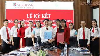 Hội Liên hiệp Phụ nữ tỉnh và Agribank Chi nhánh Lào Cai ký thỏa thuận phối hợp triển khai tín dụng nông nghiệp, nông thôn