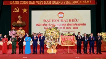 មហាសន្និបាតលើកទី 1 នៃរណសិរ្សមាតុភូមិវៀតណាមខេត្ត Thai Nguyen អាណត្តិ 2025 - 2030 ទទួលបានជោគជ័យយ៉ាងត្រចះត្រចង់។