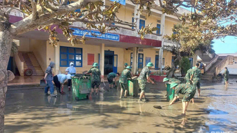 Bão đi qua, nghĩa tình quân dân đọng lại