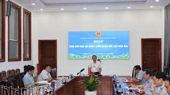 Đẩy nhanh tiến độ hoàn thành chiến dịch 90 ngày làm sạch dữ liệu đất đai