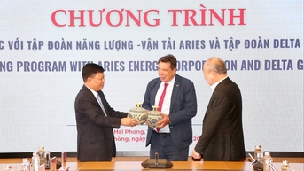 សាជីវកម្មធំៗចំនួនពីរមានបំណងសហការក្នុងការអភិវឌ្ឍន៍ការកសាងនាវា និងឧស្សាហកម្មថាមពលនៅ Hai Phong។