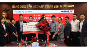 Nam thanh niên tại Khánh Hòa trúng Jackpot Vietlott hơn 133 tỷ đồng