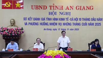 An Giang ខិតខំបំពេញគោលដៅសេដ្ឋកិច្ចសង្គមឆ្នាំ 2025 បង្កើតការសន្និដ្ឋាន និងសន្ទុះសម្រាប់ឆ្នាំ 2026