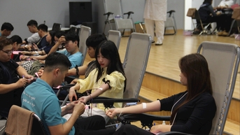 Ngày hội 'Giọt hồng Innotek' Hải Phòng thu được 673 đơn vị máu