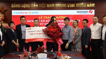 ទិញឆ្នោត 3 សន្លឹកជារៀងរាល់ថ្ងៃ បុរស Khanh Hoa ឈ្នះ Vietlott ជាង 133 ពាន់លានដុង