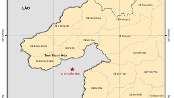 Hà Nội và một số tỉnh bị rung lắc do động đất mạnh 4,8 xảy ra ở Lào