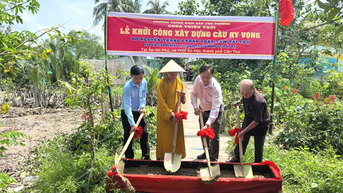 Xã Thới An Hội khởi công xây mới cầu Hy Vọng