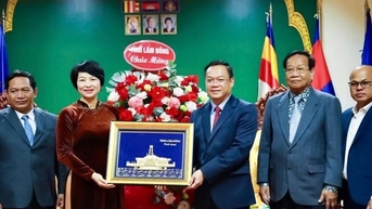 Đoàn công tác tỉnh Lâm Đồng thăm và làm việc tại tỉnh Mondulkiri, Vương quốc Campuchia