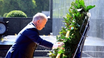 ស្តេច Abdullah II Ibn Al Hussein នៃប្រទេសហ្ស៊កដានី យាងទៅសួរសុខទុក្ខលោកប្រធានហូជីមិញ