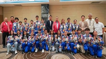 ហ្វីលីពីនផ្តល់កិត្តិយសដល់ម្ចាស់មេដាយនៅ AYG ៣