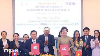 ពង្រឹងកិច្ចសហប្រតិបត្តិការសារព័ត៌មាន ពង្រឹងទំនាក់ទំនងមិត្តភាពពិសេសវៀតណាម-ឡាវ