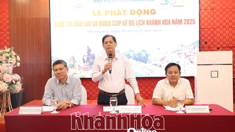 បើកការប្រលងសារព័ត៌មាន និងវីដេអូឃ្លីបស្តីពីទេសចរណ៍ Khanh Hoa ឆ្នាំ 2025