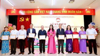 Phường Yên Hòa kỷ niệm 95 năm Ngày truyền thống MTTQ Việt Nam