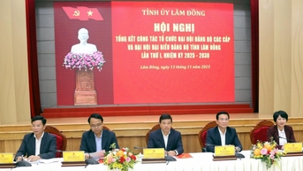 Đại hội đảng bộ các cấp và Đại hội Đảng bộ tỉnh Lâm Đồng lần thứ I để lại nhiều dấu ấn tích cực