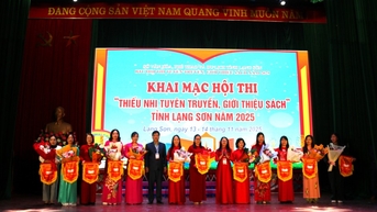 Khai mạc Hội thi “Thiếu nhi tuyên truyền, giới thiệu sách” tỉnh Lạng Sơn năm 2025