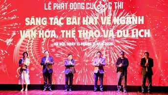 Tìm kiếm sáng tác âm nhạc mới có sức lan tỏa về ngành Văn hóa, Thể thao và Du lịch