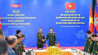 [Ảnh] Toàn cảnh Giao lưu hữu nghị quốc phòng biên giới Việt Nam-Campuchia lần thứ 2
